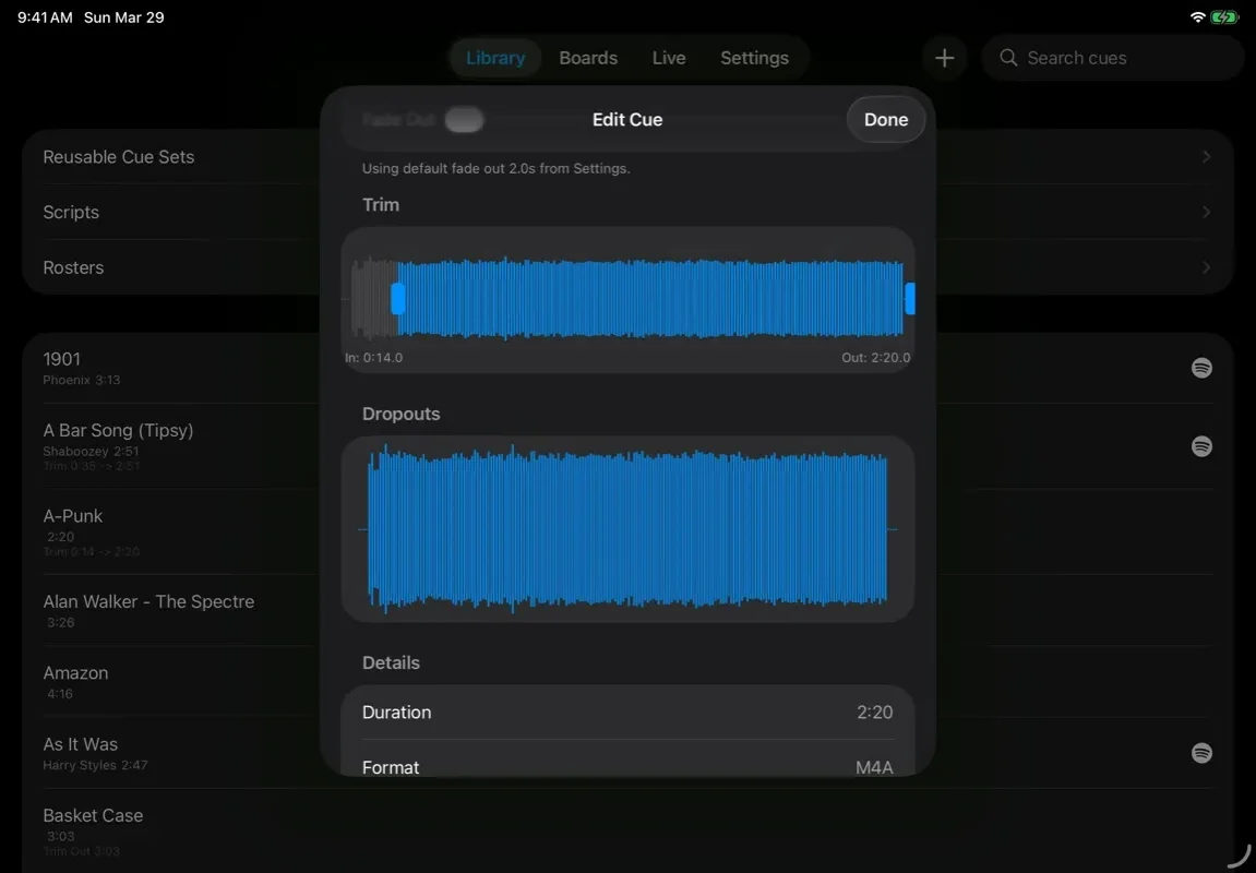 Fine-tune how each sound plays with precision controls.