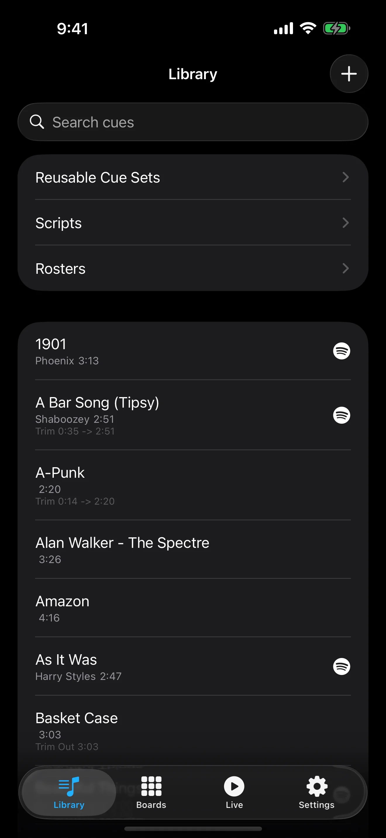 BenchHype sound library with organized audio files and search